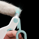 Professional LED Pet Nail Clipper with Safety Lock for Dogs & Cats