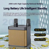Portable Bluetooth Karaoke Speaker with Dual Microphones and 3D Surround Sound