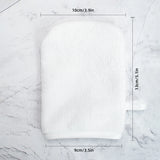 3-Pack Reusable Microfiber Makeup Remover Gloves – Gentle Cleansing Mitts for Face & Nails