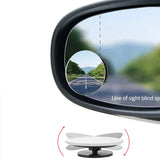 Espejo retrovisor HD ajustable de 360° para puntos ciegos: ajuste universal para una conducción más segura
