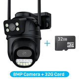 12MP Outdoor PTZ Security Camera – 8X Zoom, 360° Coverage & AI Tracking