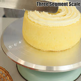 Aluminum Alloy Cake Turntable Rotating Decorating Stand for Perfect Cake Designs