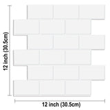 3D Peel and Stick Wall Tile Stickers – Waterproof Vinyl for Kitchen, Bathroom, and Home Décor