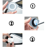2PCS Adjustable HD Glass Blind Spot Mirrors – Universal Fit for Cars, Trucks & Motorcycles