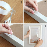 Cinta adhesiva de doble cara ultrarresistente e impermeable para mejoras del hogar y montaje en pared