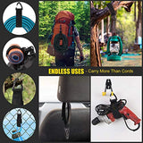 Cord Organizer with Triangle Buckle, Nylon Power Cord Management and Heavy Duty Storage Straps for Cables and Hoses
