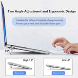 Adjustable Folding Laptop Stand – Ultra-Thin Portable Cooling Support for MacBook & Notebook