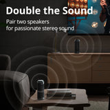 Portable Bluetooth 5.3 Speaker with 360° Surround Sound and IPX7 Waterproof