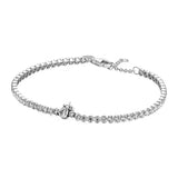 Elegant 925 Sterling Silver Tourmaline Bracelet for Women