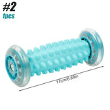 Spiky Massage Ball & Foot Roller Set - Deep Tissue Therapy for Plantar Fasciitis & Muscle Pain