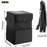 Papelera portátil plegable para coche: papelera colgante impermeable