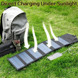 Foldable 800W Solar Panel Charger with USB Output for Outdoor Devices