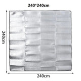 Waterproof Folding Camping Mat with Thermal Insulation for Outdoor, Beach & Picnic Use