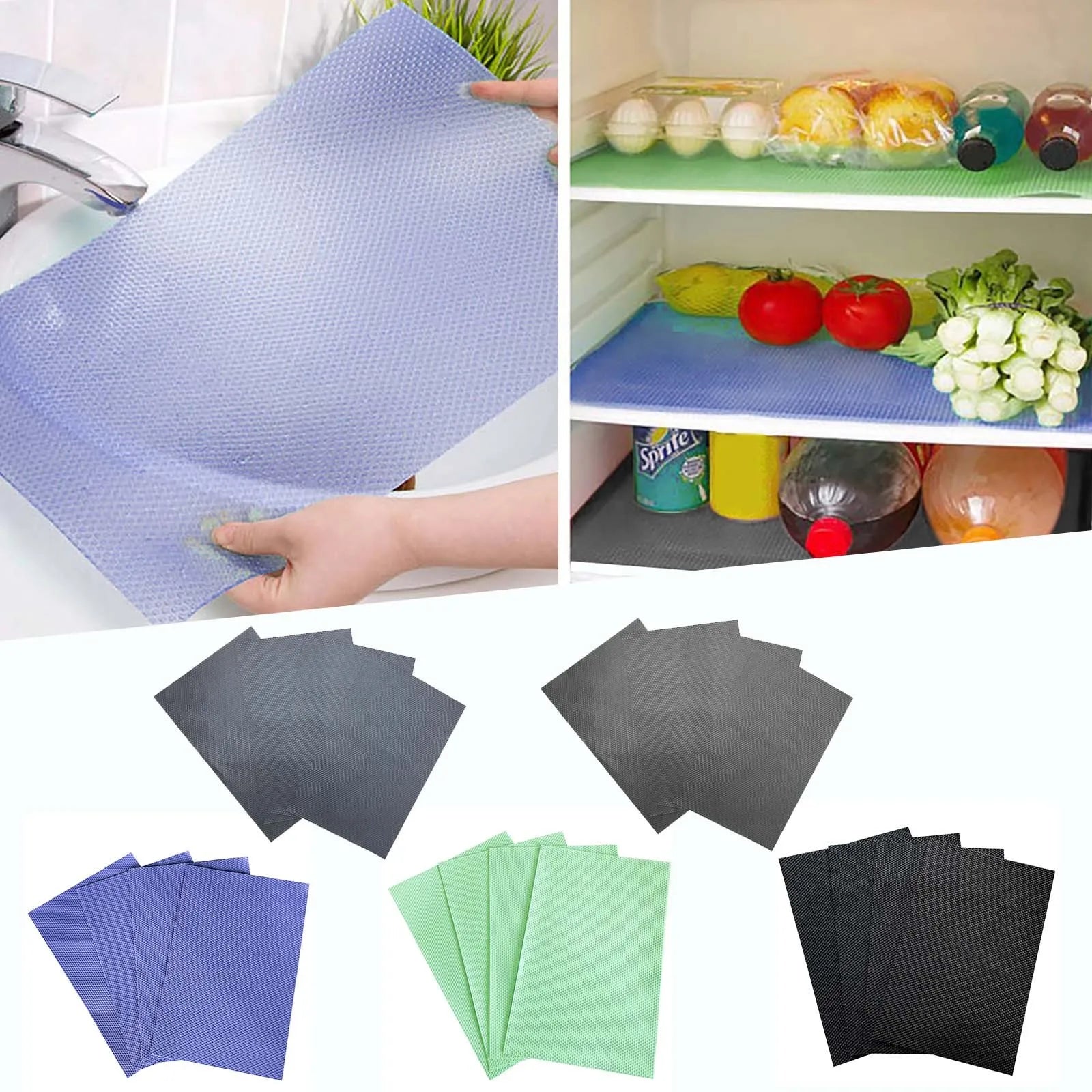 Alfombrilla impermeable para frigorífico: almohadilla de cocina lavable, resistente al calor y al aceite