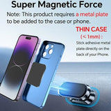 Soporte magnético para teléfono de coche: soporte giratorio de 360° para iPhone, Samsung, Huawei y dispositivos GPS