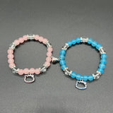 Elastic Beads Love Magnetic Attraction Couple Bracelet - Resin Friendship Bracelets for Men and Women