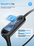 Bone Conduction Bluetooth Headphones – Open Ear, Sweatproof & Wireless