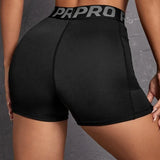 Women's High Waist Yoga Shorts with Pockets - Booty Lifting Workout Shorts for Gym & Training