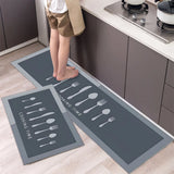Alfombrilla suave y lavable: alfombra larga antideslizante para cocina, dormitorio, pasillo y baño