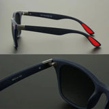 Vintage Square Polarized Sunglasses – UV400 Retro Eyewear for Men