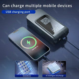 Portable Wireless Car Air Pump with Digital Display & Multi-Mode Inflation