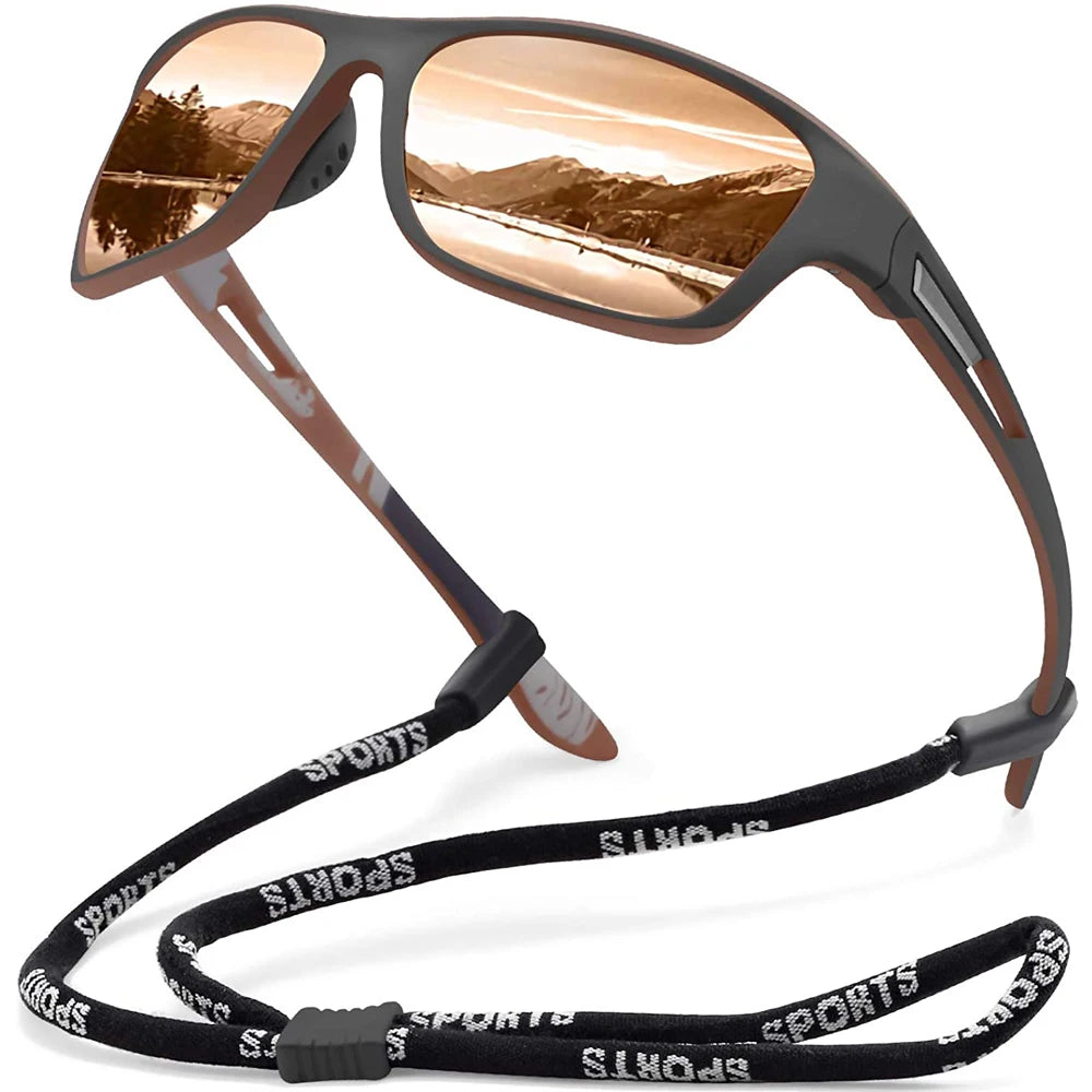 Men's Polarized Sunglasses – UV400 Protection for Driving & Outdoor Sports