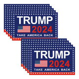 Donald Trump Sticker Pack - 10-Piece Patriotic Decals for Cars, Laptops & More