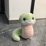 25cm Cute Snake Plush Toy - Soft Stuffed Animal Doll for Kids & Collectors