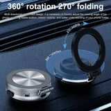 360° Rotatable Magnetic Car Phone Holder with Intelligent Vacuum Suction