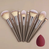 20-Piece Professional Makeup Brush Set for Flawless Beauty Application