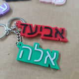 Custom Stainless Steel Keychain – Personalized Name Keyring, Cute & Romantic Mood Tracker for Gifts, Parties, and Special Occasions
