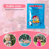 Concentrated Bubble Solution Refill - Non-Toxic Bubble Liquid for Bubble Guns (10ml/Pack)