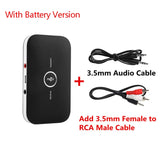 Bluetooth 5.0 Audio Transmitter & Receiver – 2-in-1 Wireless Adapter for Car, TV, PC, Headphones & More!