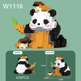 Cute Panda Building Blocks Set – DIY Educational Assembly Toy for Kids