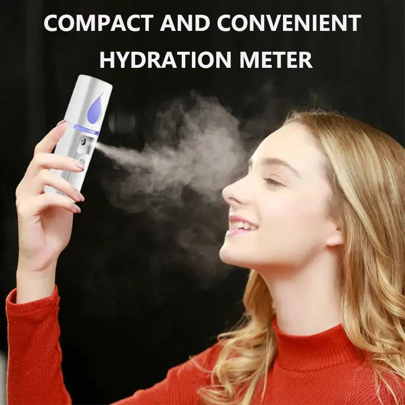 Nano Mist Facial Steamer & Hydrating Sprayer – USB Rechargeable Skin Rejuvenation Device
