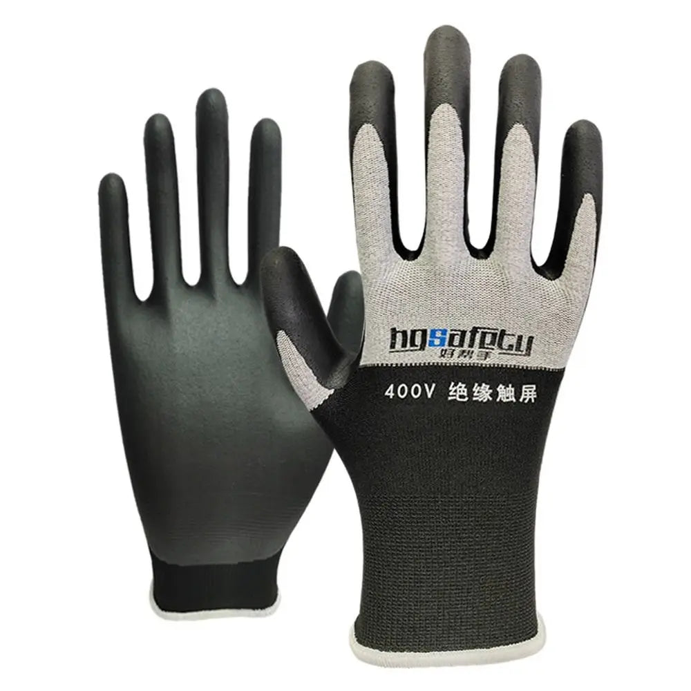 400V/500V Electrician Insulating Gloves – Rubber Touchscreen Safety Gloves