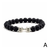 Pulsera de cuentas de piedra natural hecha a mano para hombres y mujeres: piedras de cristal con poder para la suerte, la protección y la energía positiva