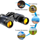 60x60 Night Vision Binoculars with BAK4 Prism and 3000M Range for Outdoor Use