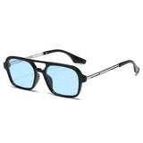 Women's Fashion Rectangle Sunglasses – UV400 Protection & Gradient Lenses