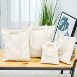 Large-Capacity Cotton Canvas Tote – Eco-Friendly & Stylish for Everyday Use