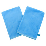 2-Pack Reusable Makeup Remover Gloves – Microfiber Facial Cleansing Mitts for Deep Pore Cleaning