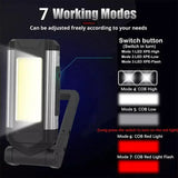 Magnetic COB Work Light – USB Rechargeable LED Flashlight & Camping Lantern