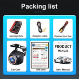 AHD 1080P Rear View Camera - 200° Fisheye Lens with Night Vision for Cars