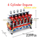 Car Model Building Blocks – DIY Speed Engine Transmission Brick Set for Teens & Adults