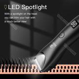 Professional Rechargeable Hair Clipper & Beard Trimmer - All-in-One Body Grooming Kit for Men