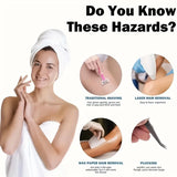 2024 Painless Mini Epilator – Portable Waterproof Hair Remover for Face & Body