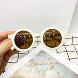 2024 Kids’ Round Sunglasses – UV400 Protection, Stylish Plastic Frame for Girls