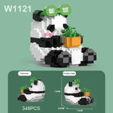 Cute Panda Building Blocks Set – DIY Educational Assembly Toy for Kids