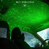 USB Car Roof Star Projector – LED Galaxy Night Light for Car & Room Decoration