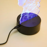3D Illusion LED Night Light with Touch Control and Color Changing Modes